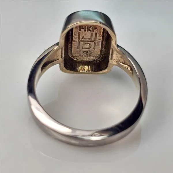 14K Yellow Gold Inlaid Opal Fashion Ring Image 3 Chipper's Jewelry Bonney Lake, WA