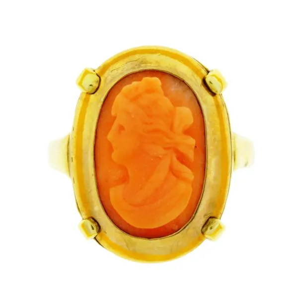 14K Yellow Gold Cameo Ring Chipper's Jewelry Bonney Lake, WA