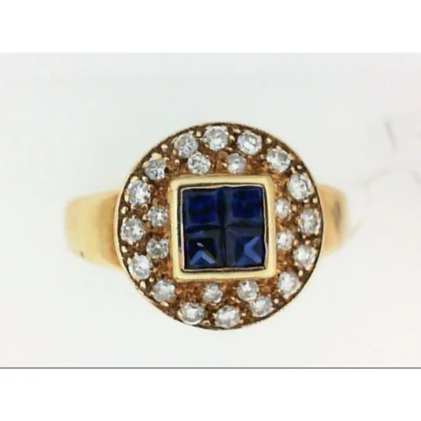 14K Yellow Gold Diamond, Sapphire Ring Chipper's Jewelry Bonney Lake, WA