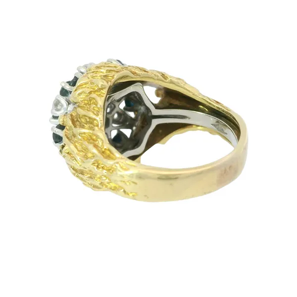 14K White Gold Sapphire, Diamond Ring Image 3 Chipper's Jewelry Bonney Lake, WA