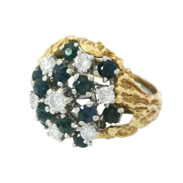 14K White Gold Sapphire, Diamond Ring Chipper's Jewelry Bonney Lake, WA