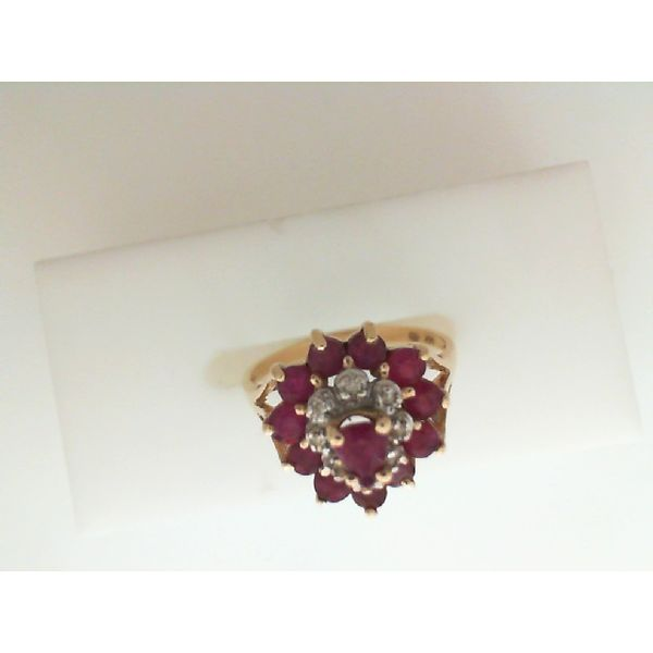 14K Yellow Gold Ruby, Diamond Ring Chipper's Jewelry Bonney Lake, WA