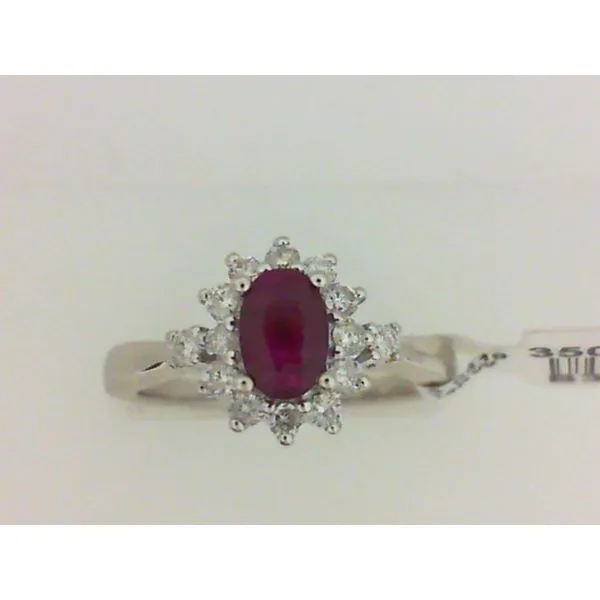 14K White Gold Ruby Fashion Ring Chipper's Jewelry Bonney Lake, WA