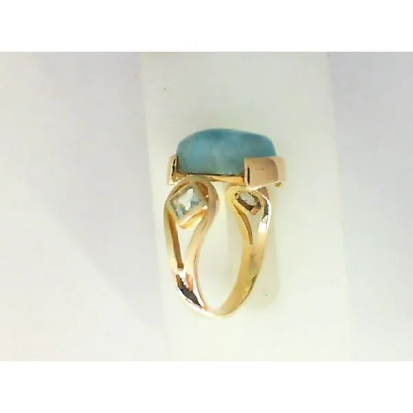 Larimar gold ring sale