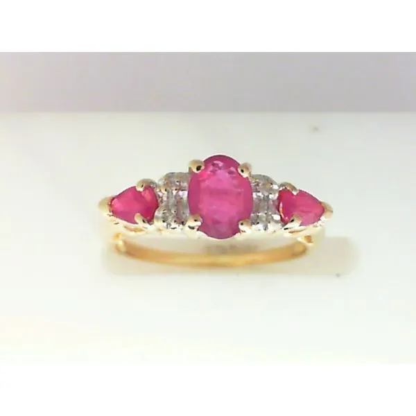 14K Yellow Gold Ruby, Diamond Ring Chipper's Jewelry Bonney Lake, WA