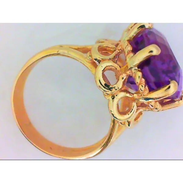 14K Yellow Gold Amethyst Ring Image 2 Chipper's Jewelry Bonney Lake, WA