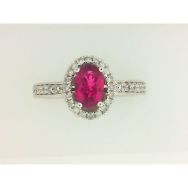 Oval Ruby with Diamond Ring Chipper's Jewelry Bonney Lake, WA