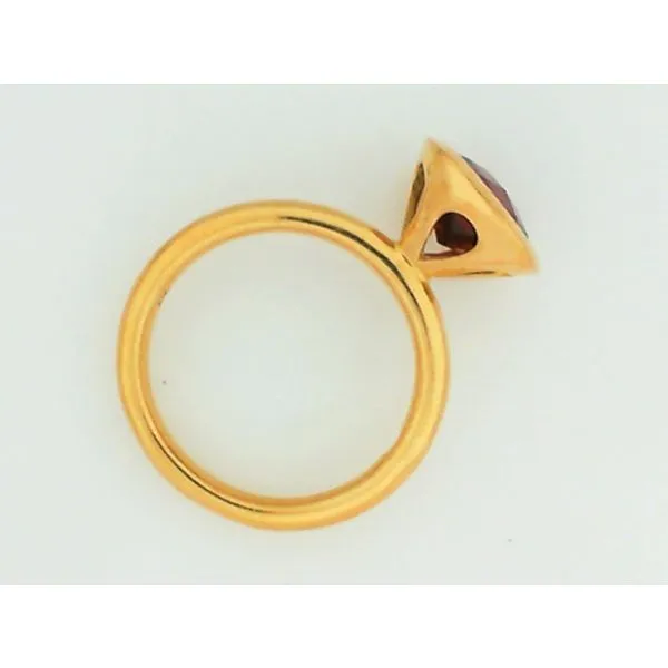 18K Yellow Gold Garnet Fashion Ring Image 2 Chipper's Jewelry Bonney Lake, WA