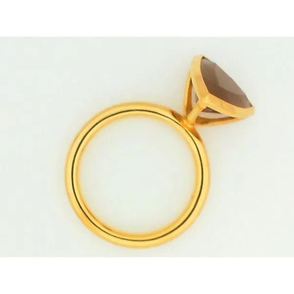 18K Yellow Gold Smoky Quartz Fashion Ring Chipper's Jewelry Bonney Lake, WA