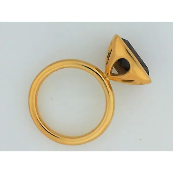 18K Yellow Gold Smoky Quartz Ring Image 2 Chipper's Jewelry Bonney Lake, WA