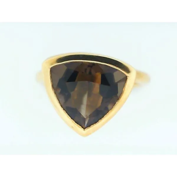 18K Yellow Gold Smoky Quartz Ring Chipper's Jewelry Bonney Lake, WA