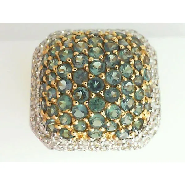 14K Yellow Gold Alexandrite and Diamond Fashion Ring Chipper's Jewelry Bonney Lake, WA