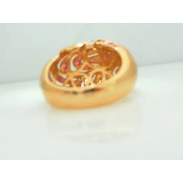 14K Two Tone Pink Sapphires & Diamonds Fashion Ring Image 3 Chipper's Jewelry Bonney Lake, WA
