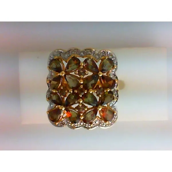 Fashion Ring with Andalucite Cluster Chipper's Jewelry Bonney Lake, WA