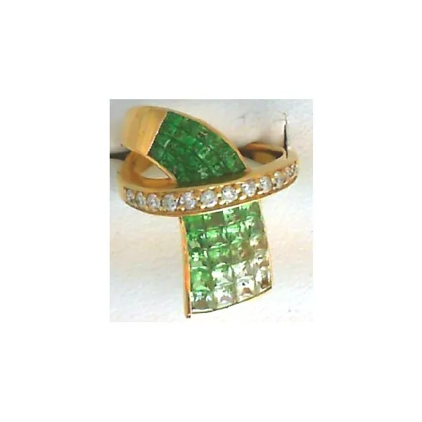 Fashion Ring with Tsavorite Garnets Chipper's Jewelry Bonney Lake, WA