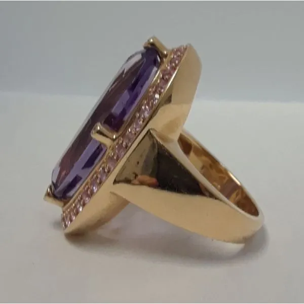 14K Yellow Gold Amethyst Ring Image 2 Chipper's Jewelry Bonney Lake, WA