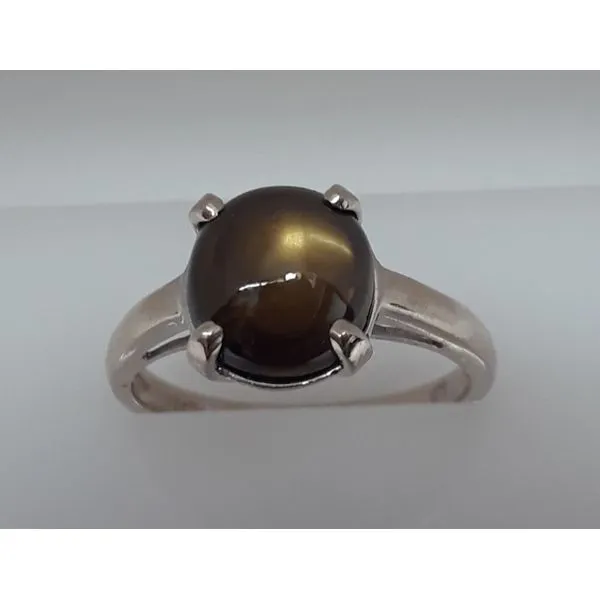 14K White Gold Garnet-base Doublet Ring Image 2 Chipper's Jewelry Bonney Lake, WA