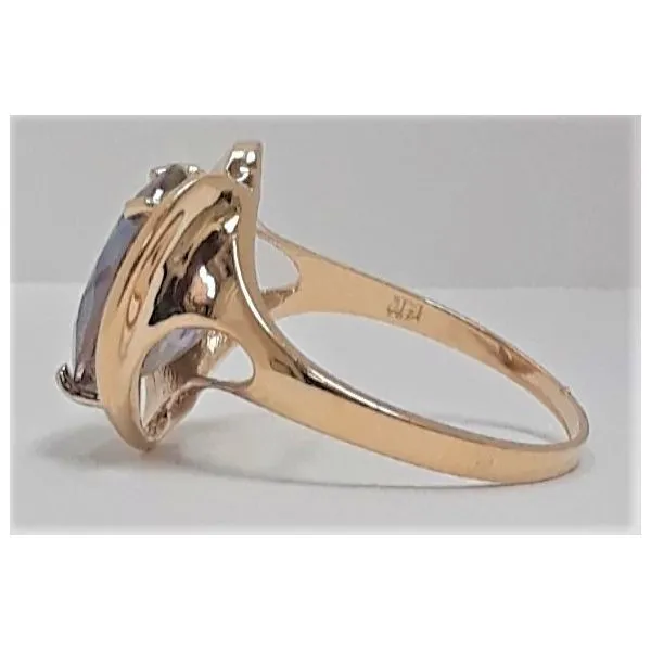 14Kt Yellow Gold Mystic Fire Topaz Fashion Ring Image 2 Chipper's Jewelry Bonney Lake, WA
