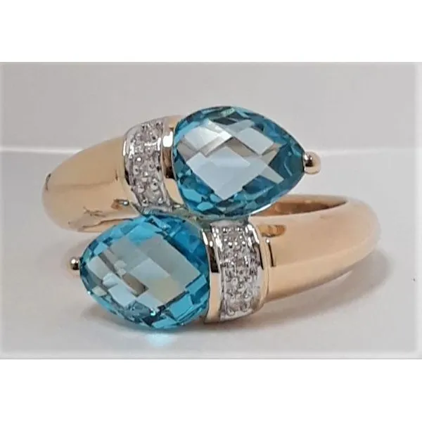 14kt Yellow Gold Blue Topaz Fashion Ring Chipper's Jewelry Bonney Lake, WA