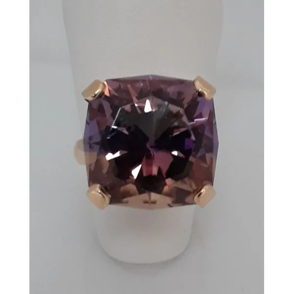 14K Yellow Gold Cushion Ametrine Ring Chipper's Jewelry Bonney Lake, WA