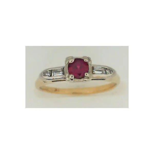 14K Yellow Gold Ruby Ring Chipper's Jewelry Bonney Lake, WA
