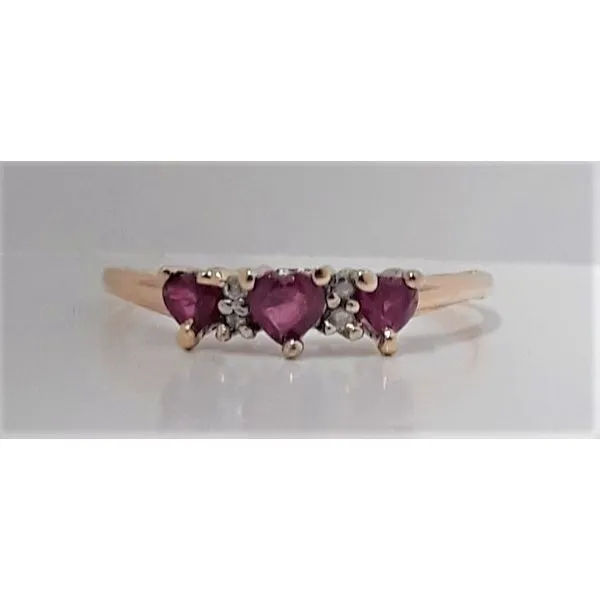 10K Yellow Gold Natural Ruby Fashion Ring Chipper's Jewelry Bonney Lake, WA