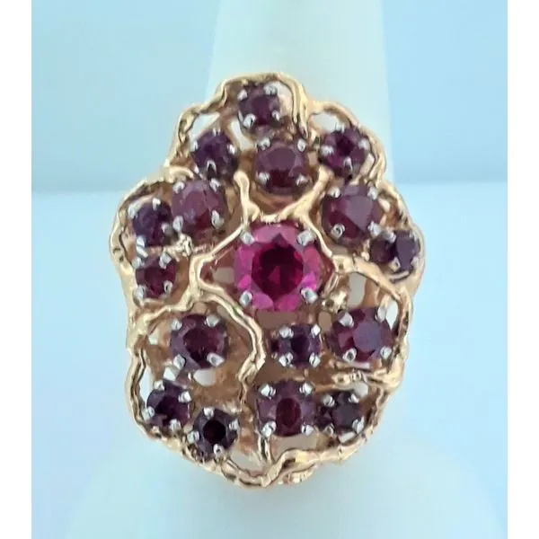 14K Yellow Gold Natural Ruby Fashion Ring Chipper's Jewelry Bonney Lake, WA