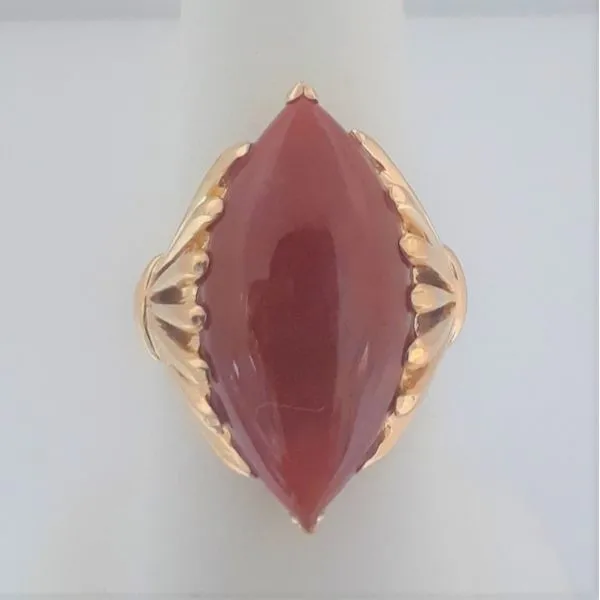 18Kt Yellow Gold Jade Fashion Ring Chipper's Jewelry Bonney Lake, WA