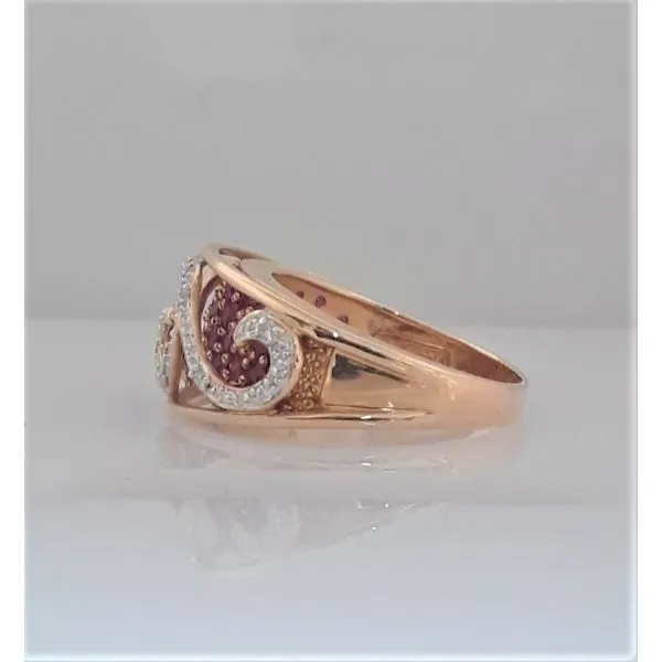 14K Yellow Gold Ruby and Diamond Fashion Ring Image 2 Chipper's Jewelry Bonney Lake, WA