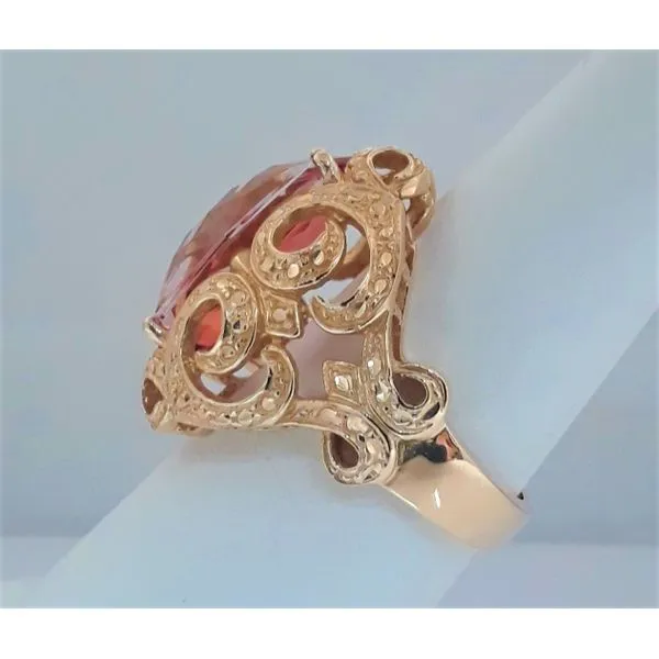 14kt Yellow Gold Coated Topaz Fashion Ring Image 2 Chipper's Jewelry Bonney Lake, WA