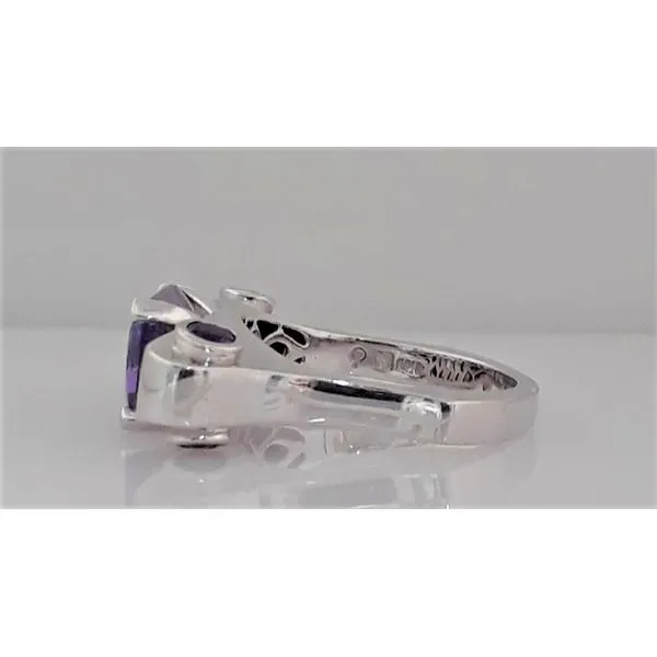 14Kt White Gold Amethyst and Diamond Fashion Ring Chipper's Jewelry Bonney Lake, WA