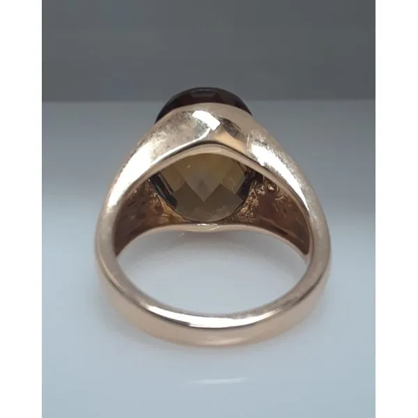 14K Yellow Gold Smoky Topaz Ring Image 3 Chipper's Jewelry Bonney Lake, WA
