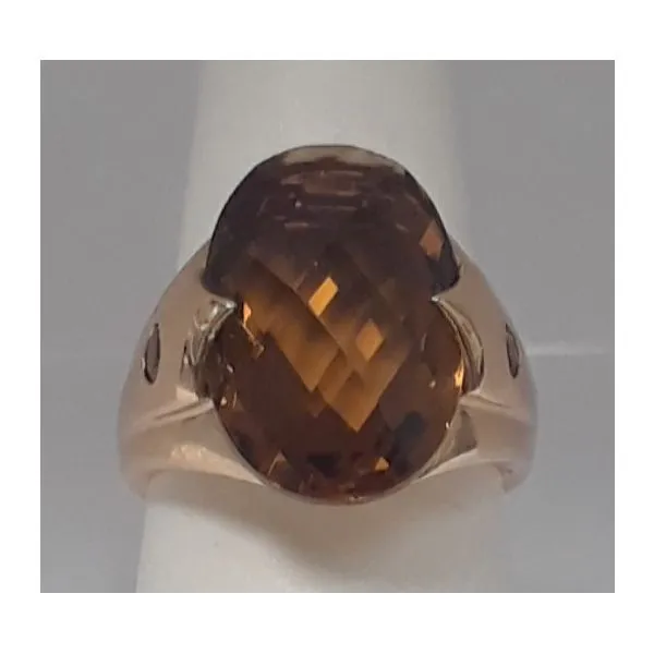 14K Yellow Gold Smoky Topaz Ring Chipper's Jewelry Bonney Lake, WA