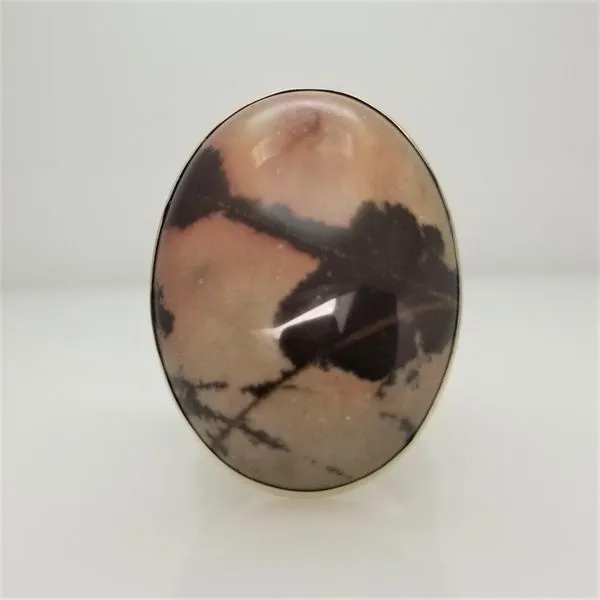 Brown and Pink Stone Inlay Sterling Silver Ring Chipper's Jewelry Bonney Lake, WA