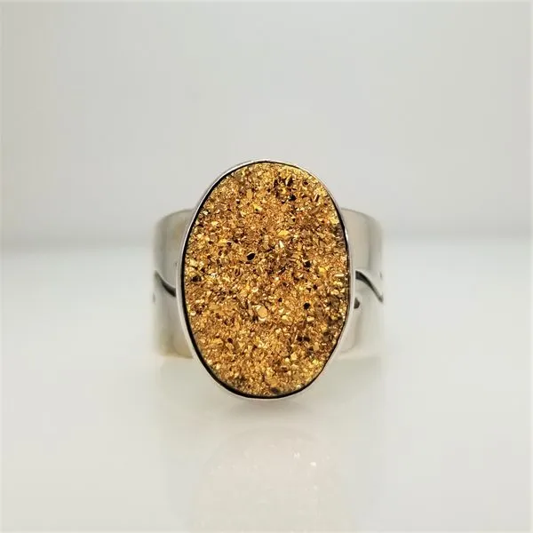Sterling Silver DTR Ring with Gold Stone Chipper's Jewelry Bonney Lake, WA