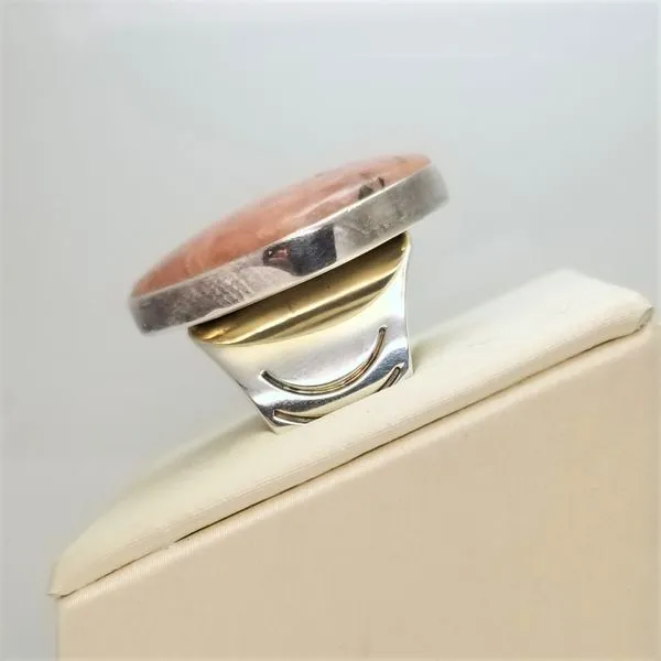 Sterling Silver DTR Ring with Pink Stone Image 2 Chipper's Jewelry Bonney Lake, WA