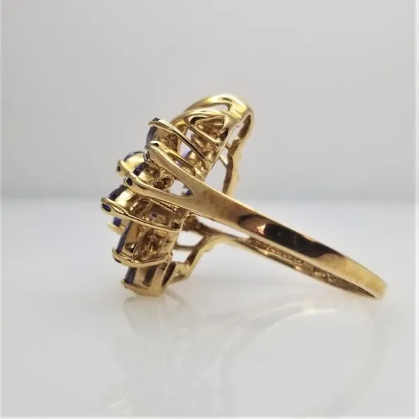 Tanzanite Ring 14Kt Yellow Gold Image 2 Chipper's Jewelry Bonney Lake, WA