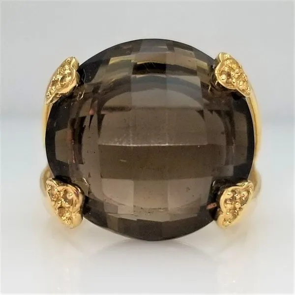 Smokey Quartz 14K Yellow Gold Ring Chipper's Jewelry Bonney Lake, WA