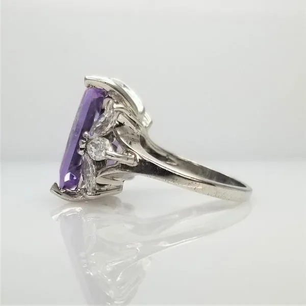 Sterling Silver Mystic Topaz and CZ Ring Image 2 Chipper's Jewelry Bonney Lake, WA