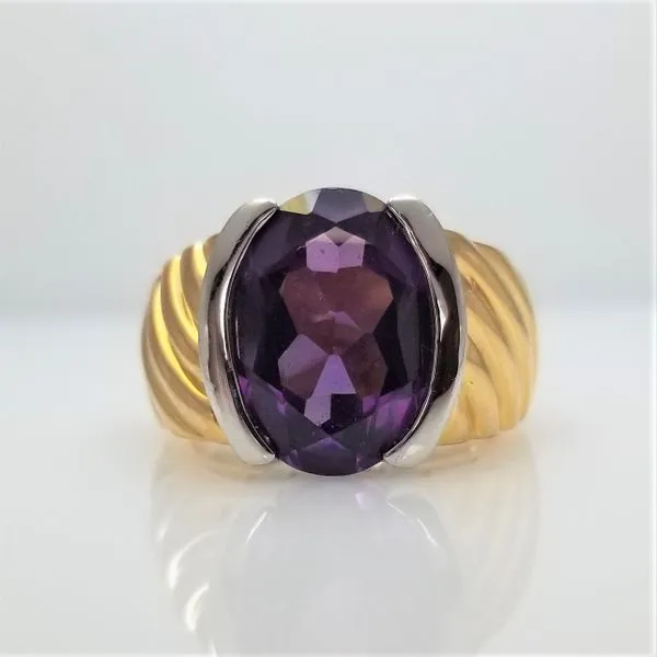 Imitation Color Change Alexandrite Synthetic Sapphire Ring Chipper's Jewelry Bonney Lake, WA