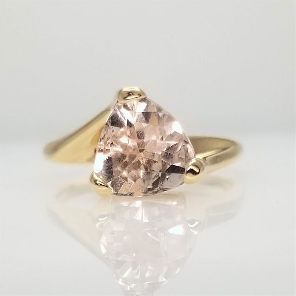 Morganite Ring in 14kt Yellow Gold Chipper's Jewelry Bonney Lake, WA