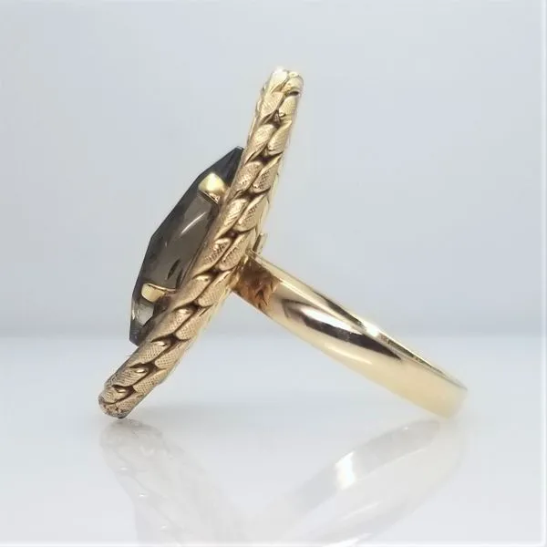 14kt Yellow Gold Smokey Topaz Ring Image 2 Chipper's Jewelry Bonney Lake, WA