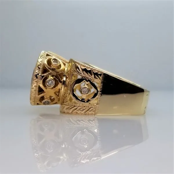 14kt Yellow Gold Oval Cut Citrine Ring Image 2 Chipper's Jewelry Bonney Lake, WA