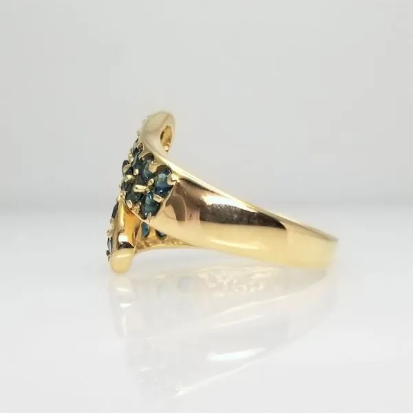 14kt Yellow Gold London Blue Topaz Ring Image 2 Chipper's Jewelry Bonney Lake, WA