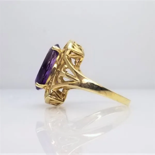 10Kt Yellow Amethyst Ring Image 2 Chipper's Jewelry Bonney Lake, WA