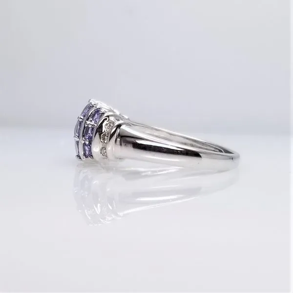 Tanzanite Ring in 10Kt White Gold Image 2 Chipper's Jewelry Bonney Lake, WA