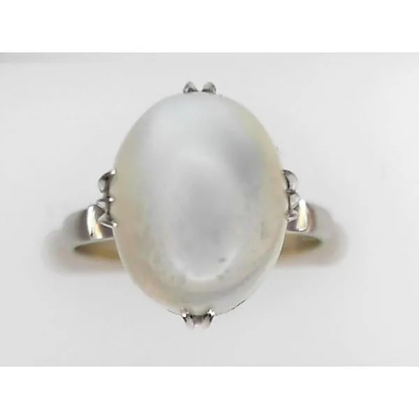 14K White Gold Moonstone Ring Chipper's Jewelry Bonney Lake, WA