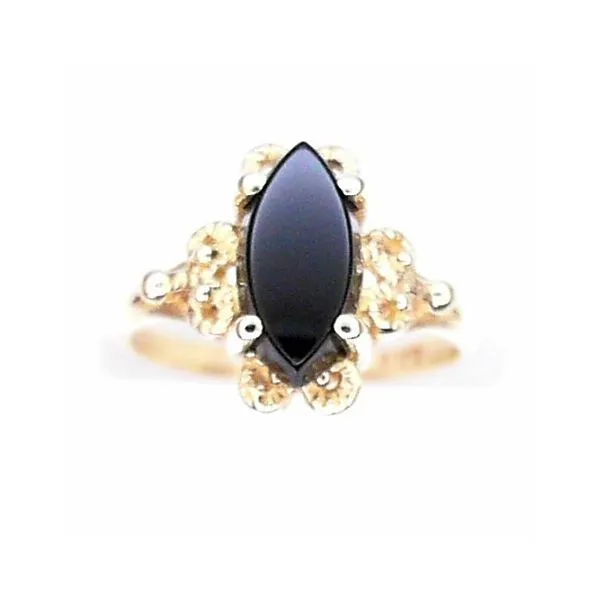 10K Yellow Gold Onyx Ring Chipper's Jewelry Bonney Lake, WA