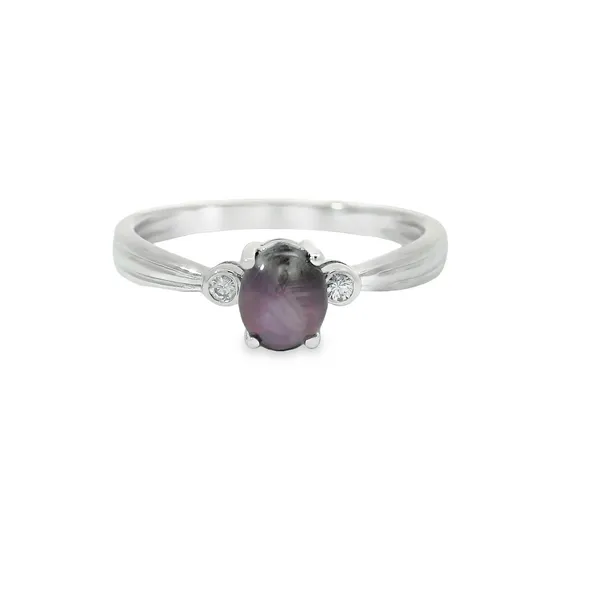 14K White Gold Ceylon Star Ruby Ring Chipper's Jewelry Bonney Lake, WA