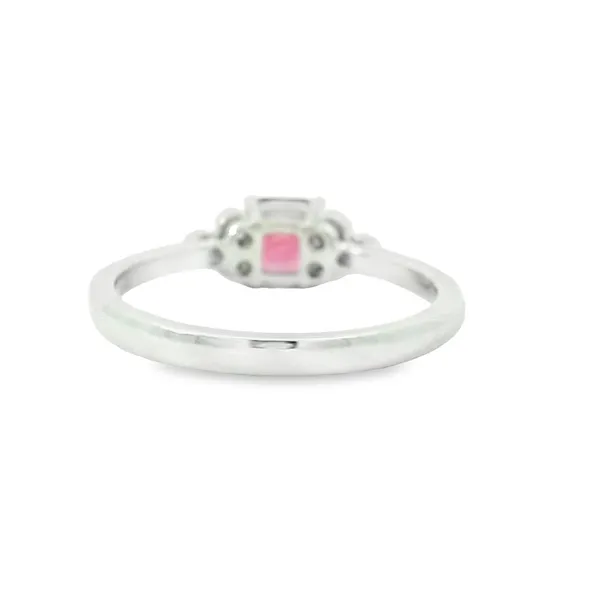 14K White Gold Asher Cut Mozambique Ruby Ring Image 3 Chipper's Jewelry Bonney Lake, WA